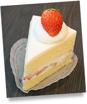 苺のショートケーキ（写真）